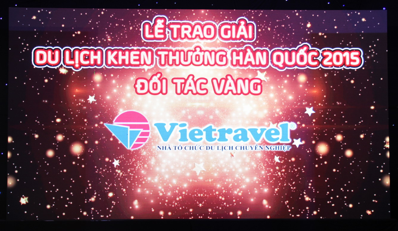 Vietravel tự hào 3 năm liền đạt giải thưởng uy tín từ Tổng Cục Du lịch Hàn Quốc (KTO)